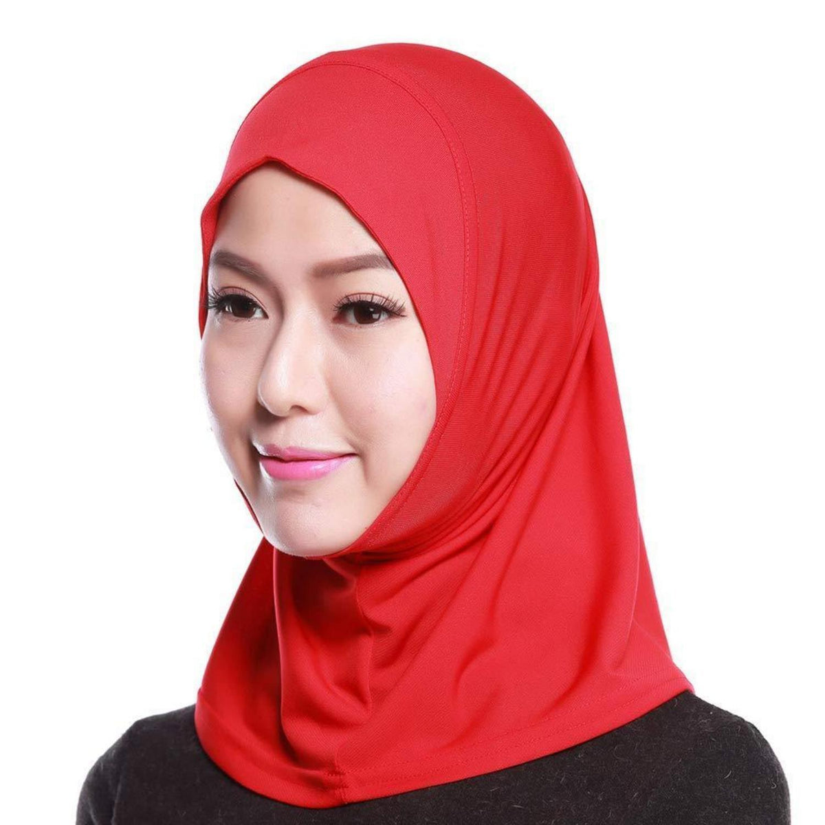 Muslimischer Baumwoll Hijab Schal mit Kapuze – 20 Farben