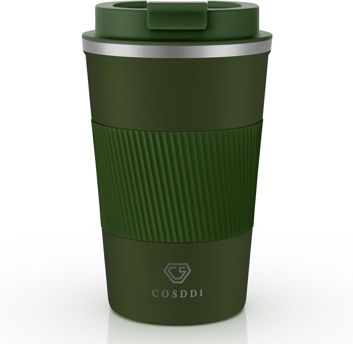 Isolierter Edelstahl Thermobecher 380ml mit Deckel
