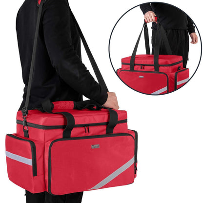 Trunab Notfalltasche Rot mit Trennwänden & Rutschfestem Boden