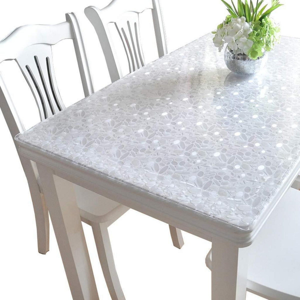 PVC Tischdecke wasserdicht 90x200cm - Tischfolie für Küche & Co.