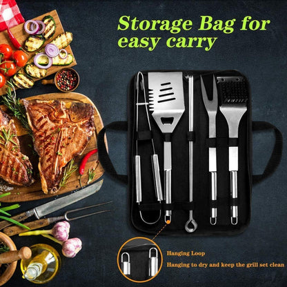 Grillbesteck Set 10 Stück Grillzubehör Männer Geschenk