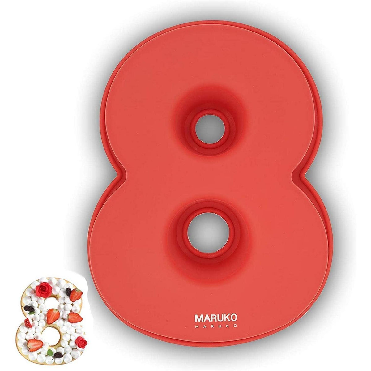 Silikon Backform Zahlen 3D – Kuchenform für Geburtstag & Jubiläum
