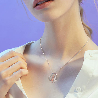Schwestern Halskette "Always My Sister Forever My Friend" 925 Silber