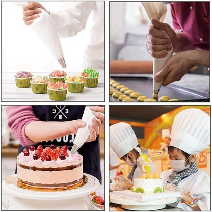 Wiederverwendbare Spritzbeutel Set – 4 Größen für Kuchen & Torten