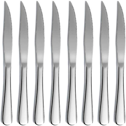 8tlg Edelstahl Steakmesser Set Besteck Spülmaschinenfest