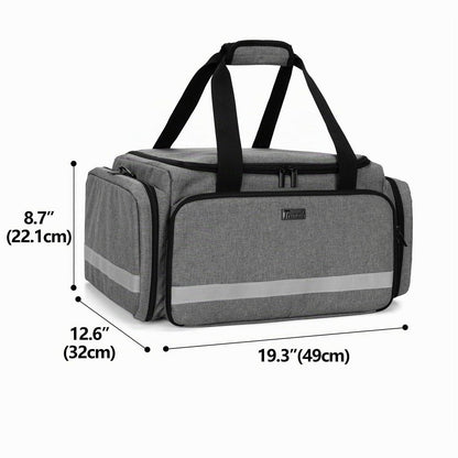 Erste Hilfe Tasche mit Trennwänden & Rutschfestem Boden Grau