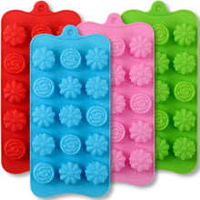 Silikonformen Blumenform 4er Pack Antihaft Lebensmittelqualität