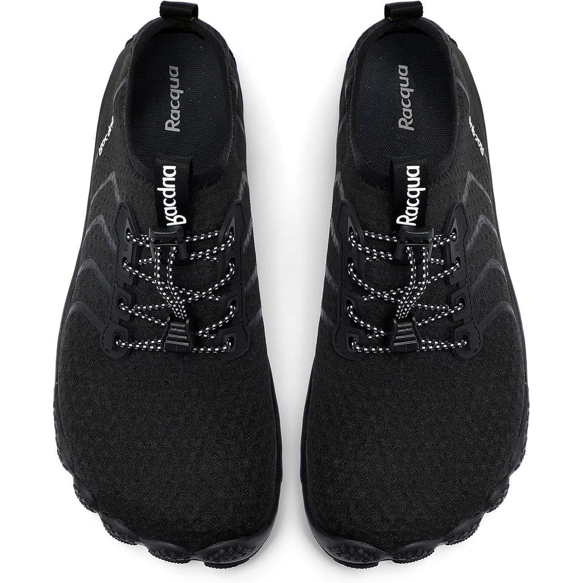 Aqua Schuhe Herren Damen Barfuß Wasserschuhe Schnelltrocknend Schwarz