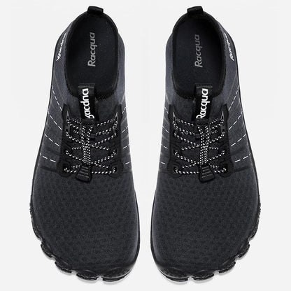 Aqua Schuhe Herren Damen Barfuß Wasserschuhe Schnelltrocknend Schwarz