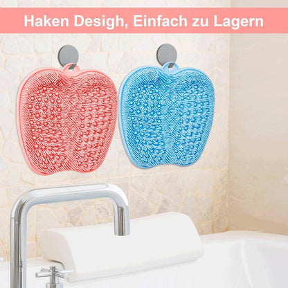 Fußbürste Massage Fußreinigung Rutschfesten Saugnäpfen - Große