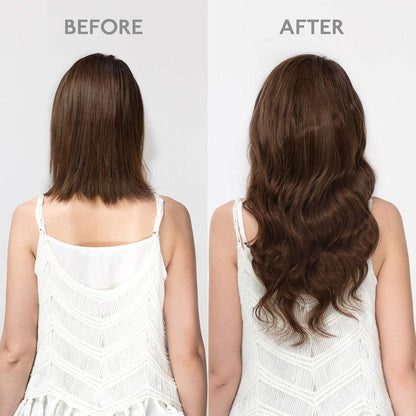 Echthaar Clip-Ins Schokoladenbraun 35cm 120g