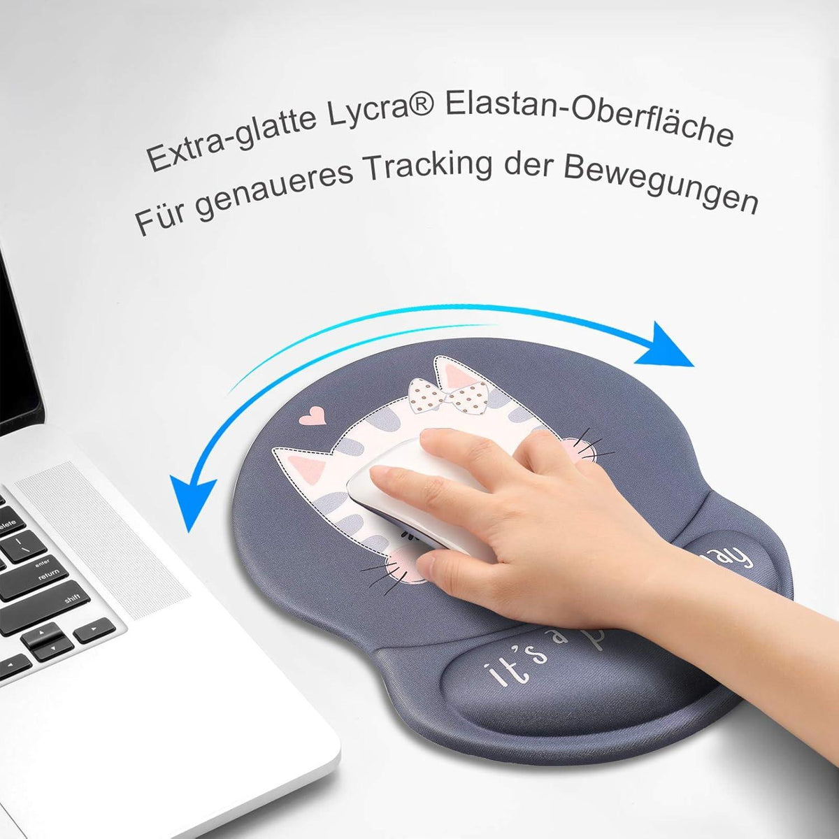 Ergonomisches Gelkissen Mousepad mit Handauflage