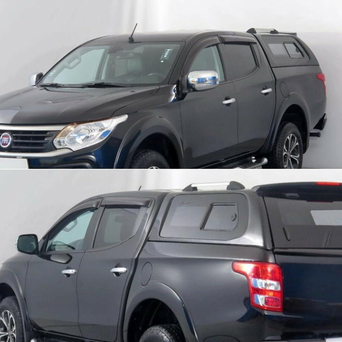 Windabweiser Regenabweiser Mitsubishi L200 Triton & Fiat Fullback Doppelkabine