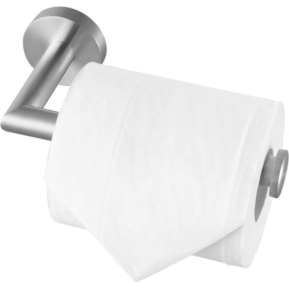 Toilettenpapierhalter Edelstahl gebürstet, rostfrei, rotationssicher