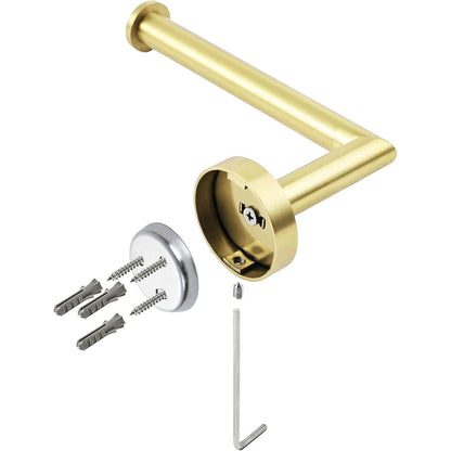 Toilettenpapierhalter Gold Gebürstet Messing Rostfrei