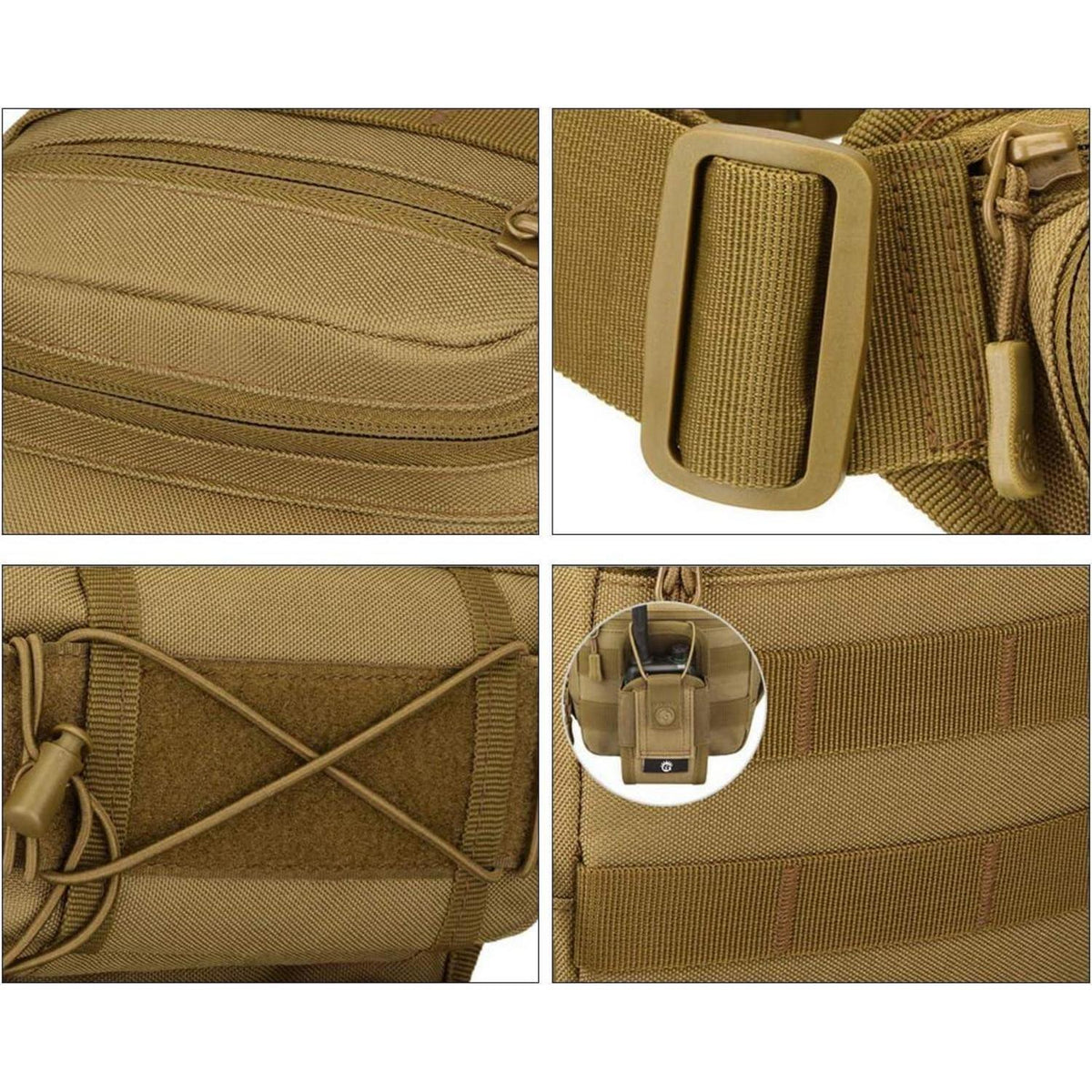 Taktische Beintasche MOLLE – Wasserdicht für Outdoor & Sport