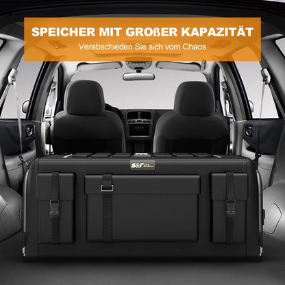Faltbarer Kofferraum-Organizer 70L mit Seitentaschen