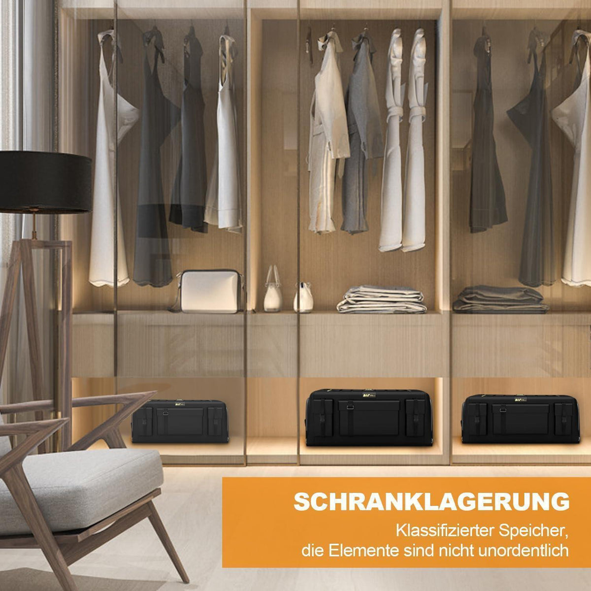 Kofferraum Organizer 60L Faltbar – Auto Aufbewahrungstasche