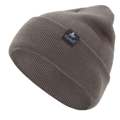 Strickmütze Unisex Weich Warm Braun Einheitsgröße