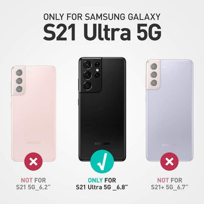 Schutzhülle mit Ständer & Gürtelclip für Samsung Galaxy S21 Ultra 5G