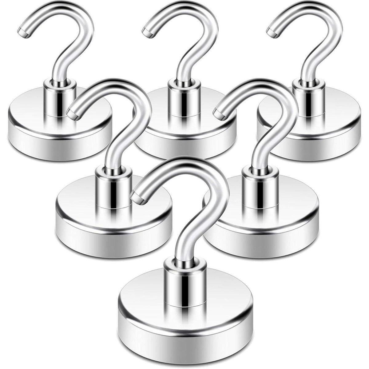 Magnethaken 35kg CNC-gefräst, rostfrei, für Küche & Bad