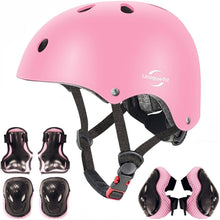 Kinder Schutzausrüstung Set 7-teilig Pink (8-13 Jahre)