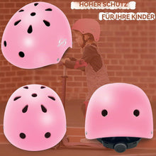 Kinder Schutzausrüstung Set 7-teilig Pink (8-13 Jahre)