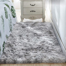 Shaggy Teppich Grau Weiß 160x230cm – Weich & Rutschfest