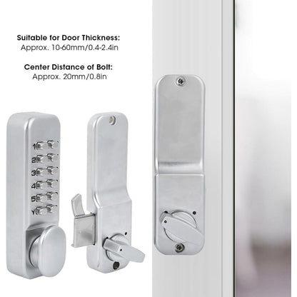 Mechanisches Zahlenschloss 11-Ziffern – Keyless Zugang für Tür & Schrank