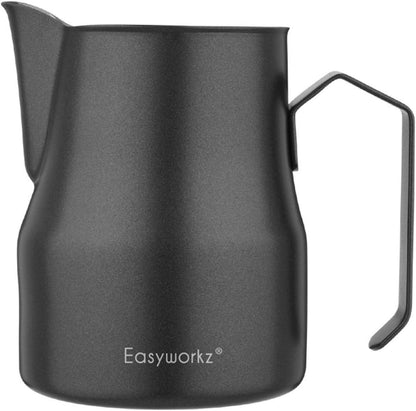 Milchaufschäumkrug Edelstahl 350ml Tasse Dampfkrug Latte Art
