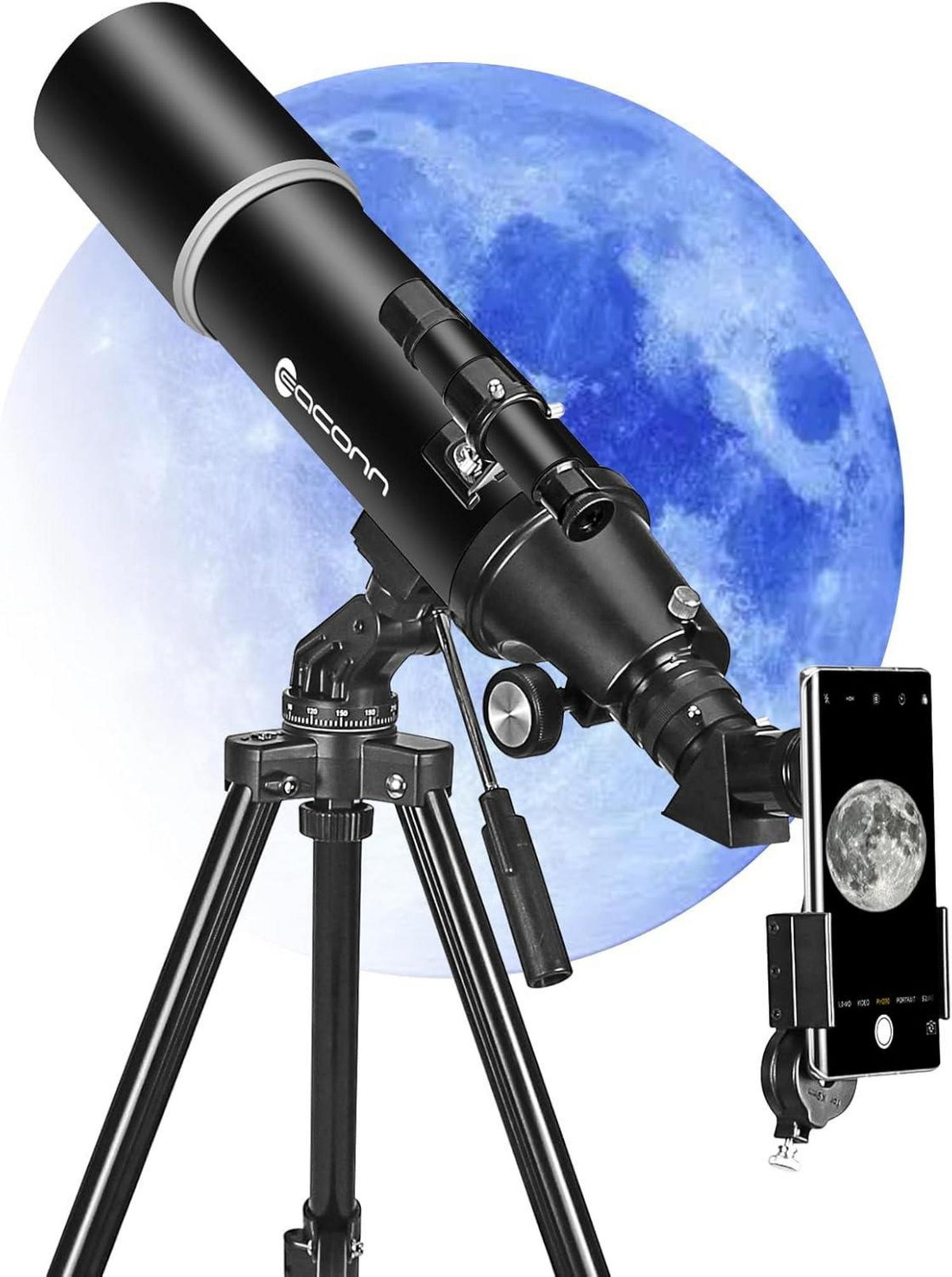 Astronomie Teleskop für Erwachsene und Kinder 80mm Aperture