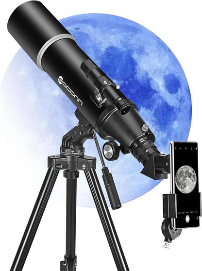 Astronomie Teleskop für Erwachsene und Kinder 80mm Aperture