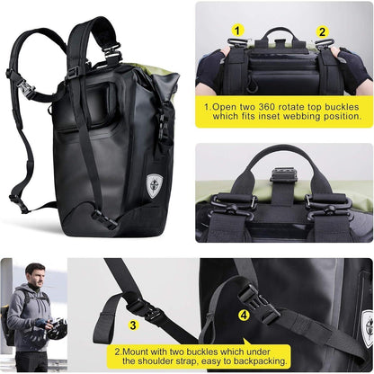 Fahrradtasche 3-in-1 Gepäckträger 27-30L wasserdicht