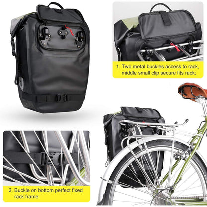 Fahrradtasche 3-in-1 Gepäckträger 27-30L wasserdicht