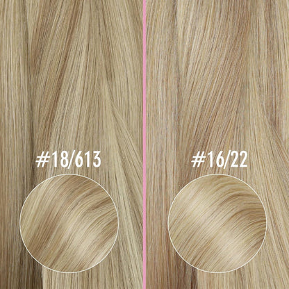 Echthaar Nanoring Extensions Blond 55cm – Haarverlängerung