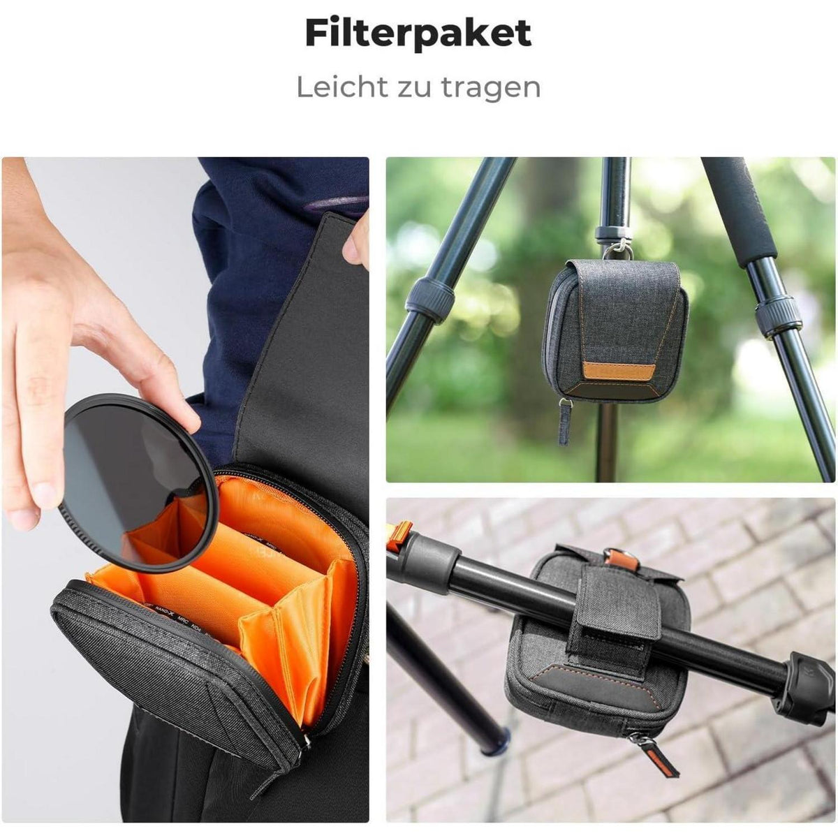 ND Filter Set 62mm für Weitwinkelobjektive | ND4, ND8, ND64, ND1000