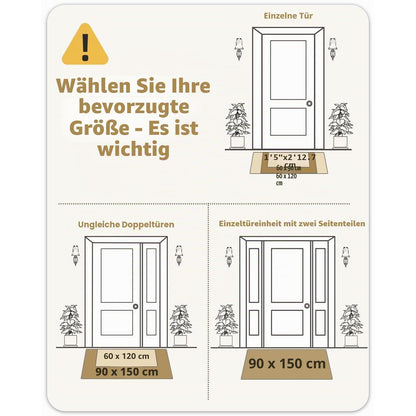 Schmutzfangmatte 90x150 cm – Rutschfest & Waschbar