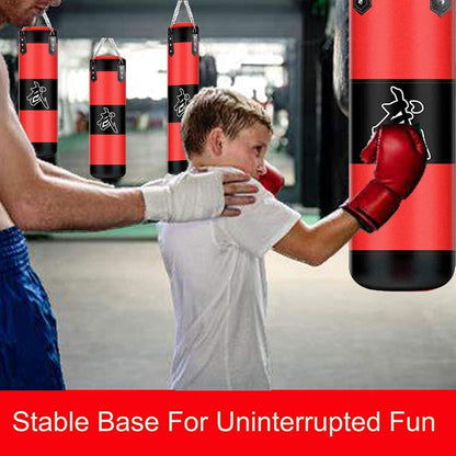 Boxsack hängend MMA Punching Sack Muay Thai Kit 100x30 cm