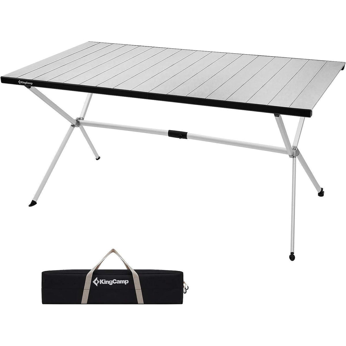 Klapptisch Aluminium 120x80cm für 4-8 Personen, leicht & stabil