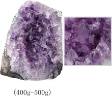 Natürlicher Amethyst Drusensegment Rohstück 400-500g