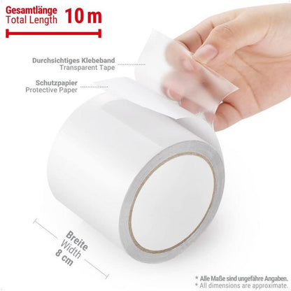 Zelt Reparaturband 10M x 8CM wasserdicht & hitzebeständig