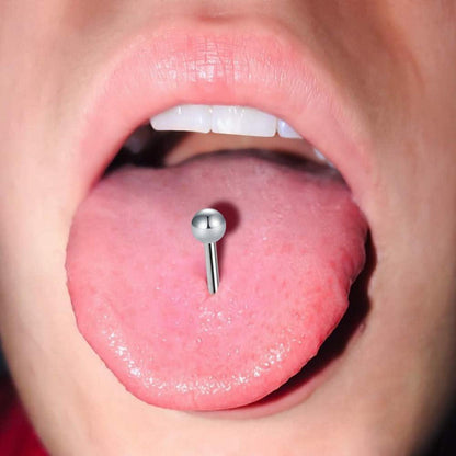 Zungenpiercing Set 24 Stück 14G Chirurgenstahl mit Kugeln