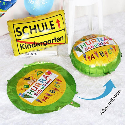 Einschulung Deko Set für Jungen Blau Schulkind Schulanfang