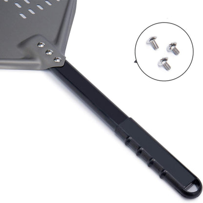 Perforierter Pizzaschieber 30,5x35,6cm Hart Eloxiertes Aluminium