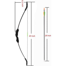 Recurve Bogen Set für Kinder und Jugendliche, 15LB Zuggewicht, inkl. Zubehör