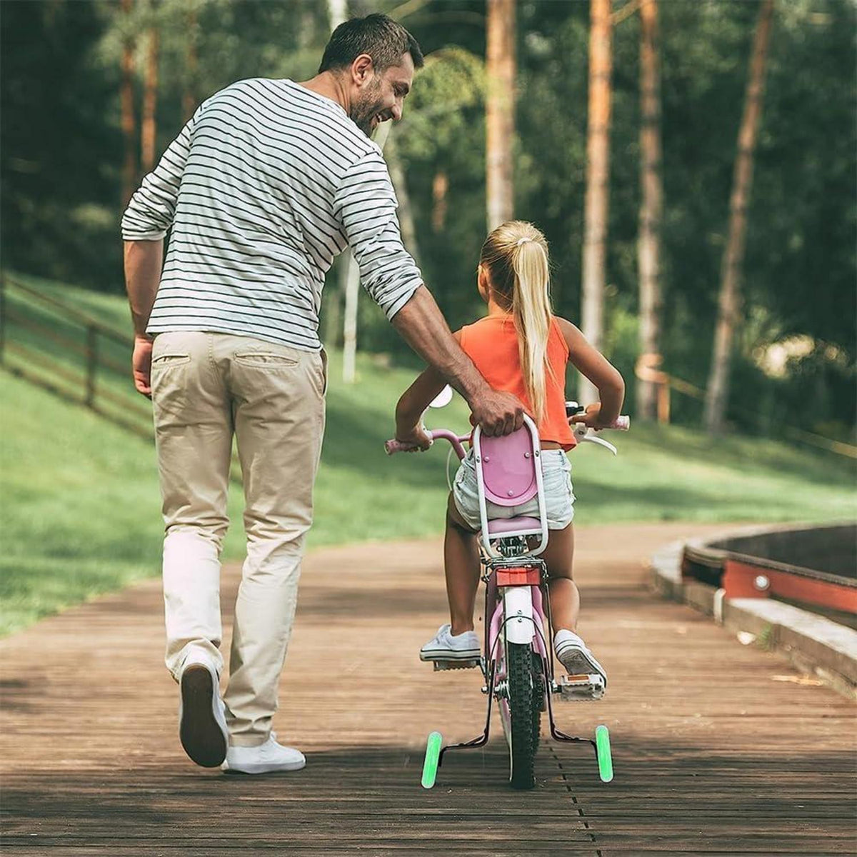 Fahrrad Stützräder Kinder & Erwachsene – Verstellbar & Stabil