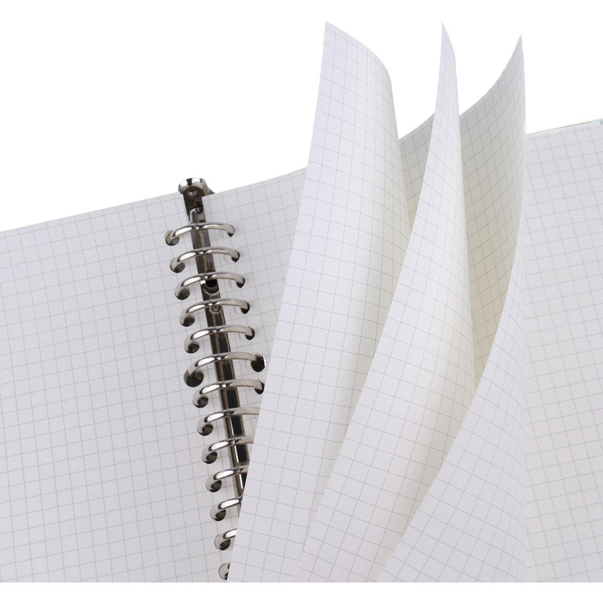 A5 Notizbuch kariert mit Spiralbindung & Trennblättern
