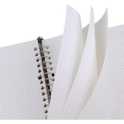 A5 Notizbuch kariert mit Spiralbindung & Trennblättern