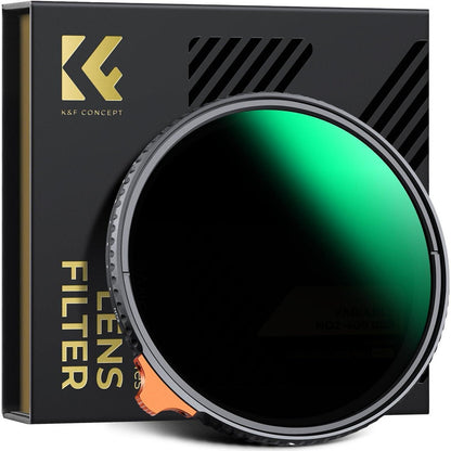 Variabler ND-Filter 72mm ND2-400 mit Hebel und Tasche
