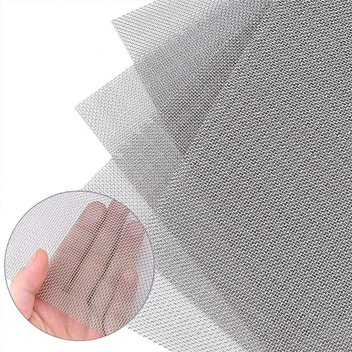 Edelstahl Drahtgitter 4 Stück 30x20cm 1mm Lochung